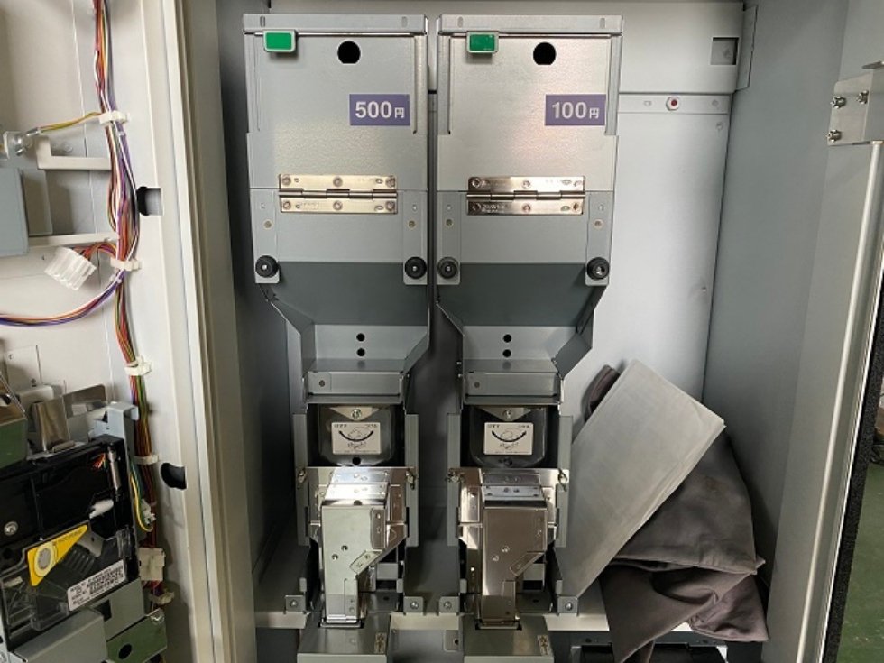 グローリー両替機ER-500Mの硬貨払い出し部分